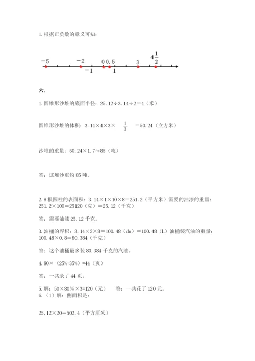 小升初数学考前检测试题（实用）.docx