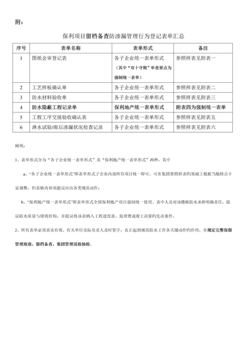 保利地产工程防渗漏管控要求.docx