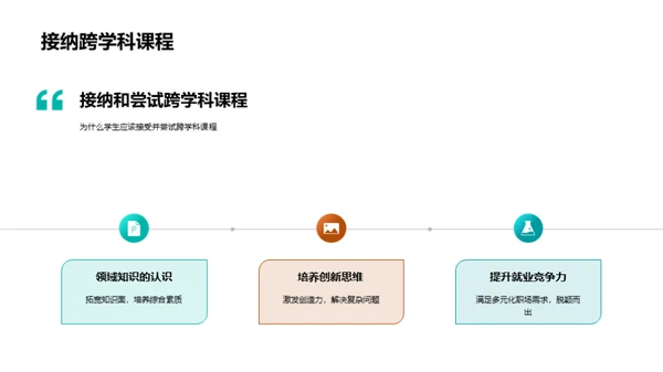 创新教育：跨学科之力