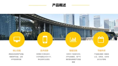 商务风含图片PPT矩阵