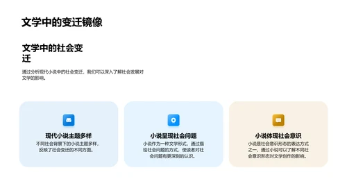 小说社会影响研究报告PPT模板