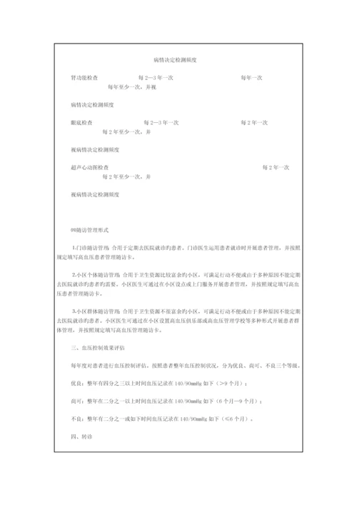 慢病社区综合防治示范点高血压防治方案.docx