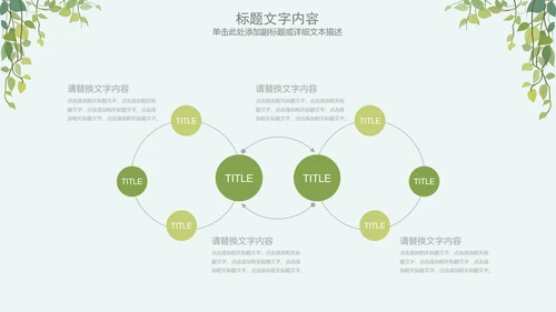 简约清新绿色医疗动态PPT模板