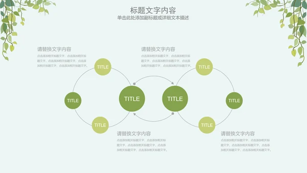 简约清新绿色医疗动态PPT模板