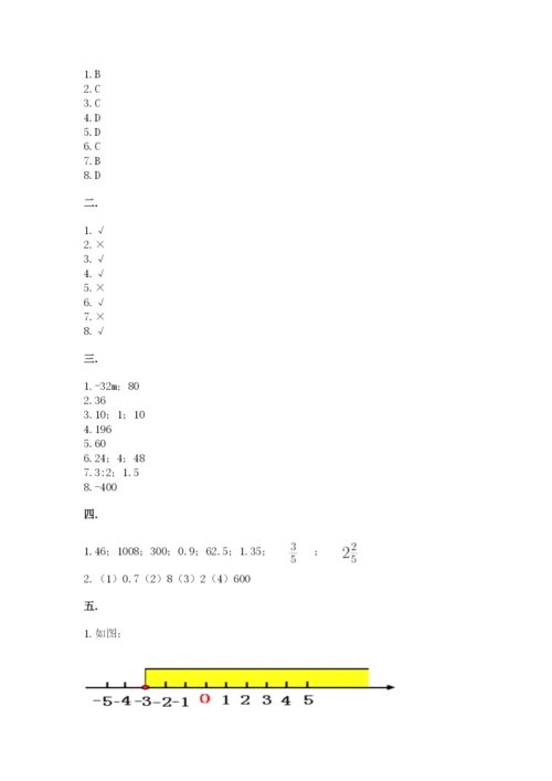 最新西师大版小升初数学模拟试卷及参考答案（a卷）.docx
