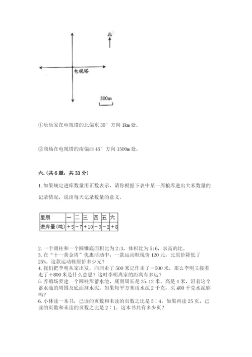 北师大版六年级数学下学期期末测试题精品有答案.docx