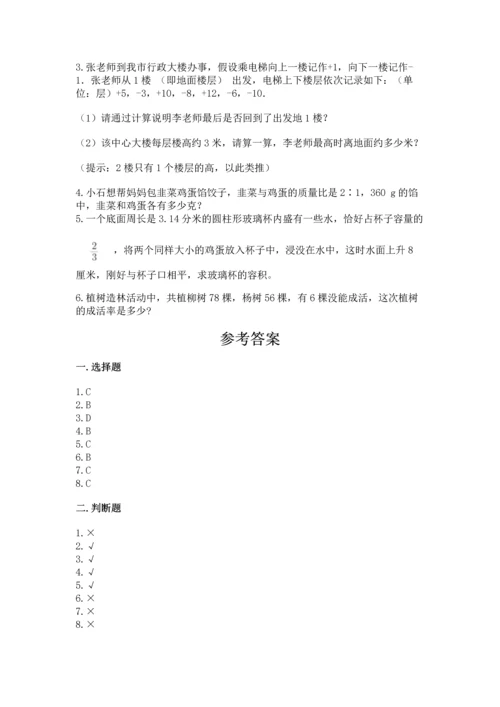 国际小学小升初数学试卷（全优）word版.docx