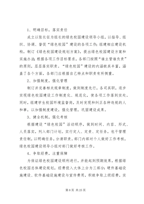 学校绿色校园自查报告 (2).docx