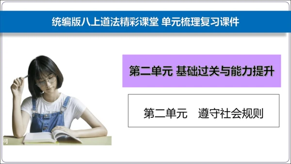 第二单元《遵守社会规则》核心考点基础过关与能力提升【统编八上道法期中期末复习】课件(共101张PPT