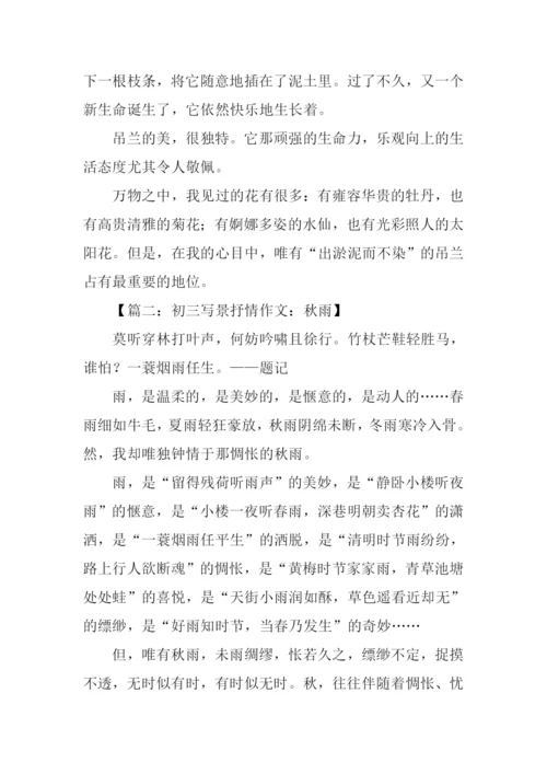 初中写景抒情作文.docx