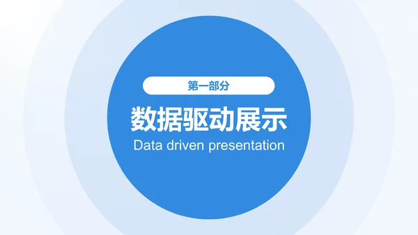 蓝色商务风季度绩效与目标复盘PPT模板