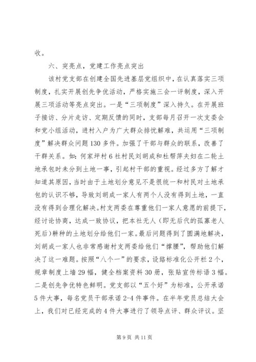 关于XX县区名山街道古家店村申请为信用村的调查 (2).docx