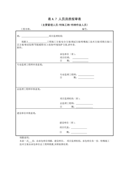 电力工程常用表格（DOC33页）.docx