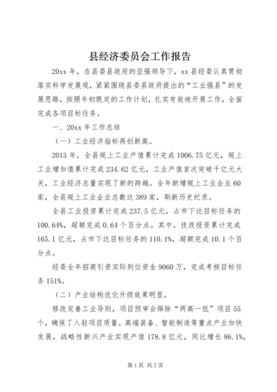 县经济委员会工作报告.docx