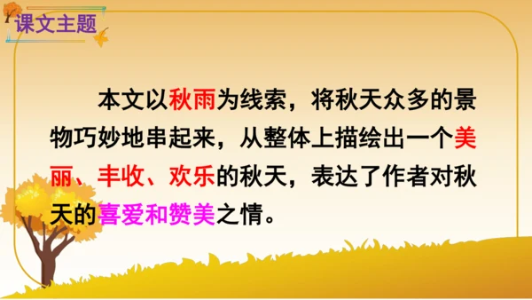 6 秋天的雨   课件
