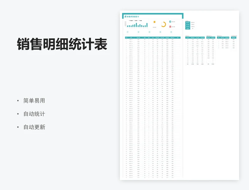 销售明细统计表