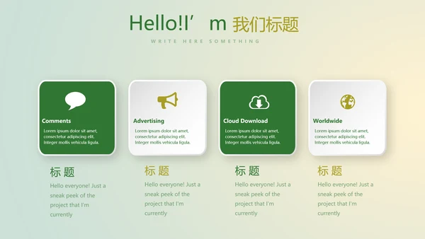 口腔医学科研成果展示动态PPT