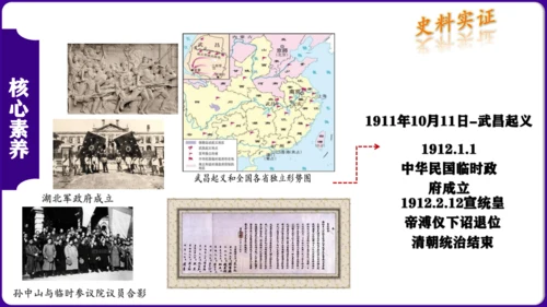 第三单元：资产阶级民主革命与中华民国的建立 核心素养时代大单元复习课件