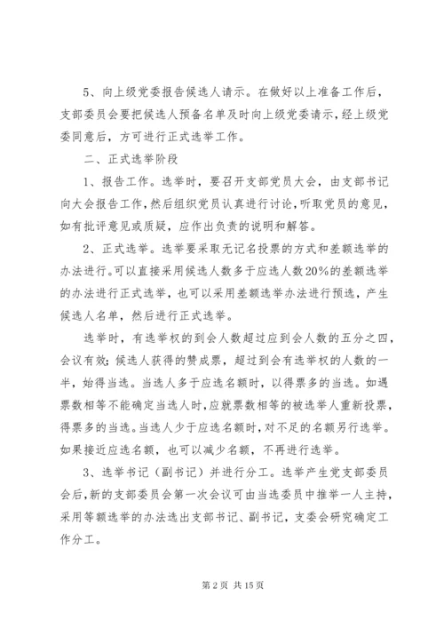 党支部委员会选举程序.docx