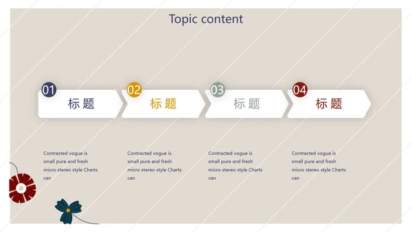 小清新文艺述职报告工作总结动态PPT模板
