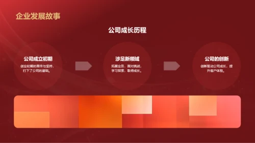 红色奢华时尚企业年会节目介绍PPT