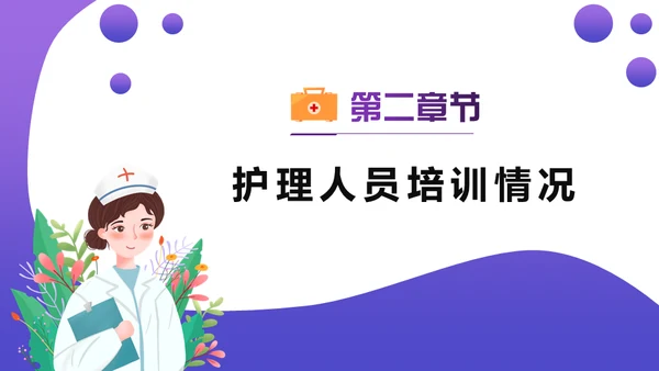 医院小护士护理年终汇报通用PPT模板