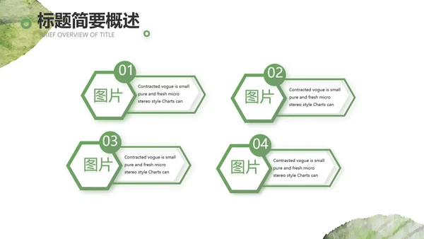 绿色小清新工作计划总结汇报PPT