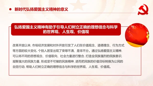 学习关于加强爱国主义教育弘扬爱国主义精神主题教育PPT