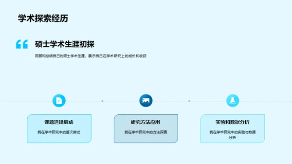 硕士之路的学术探索