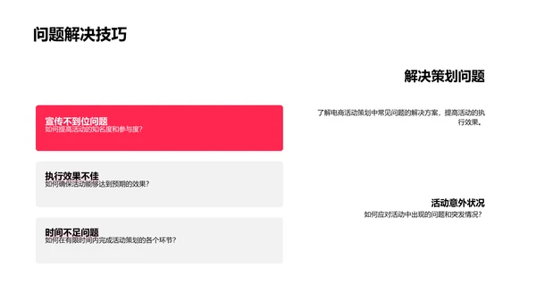 电商活动策划掌握PPT模板