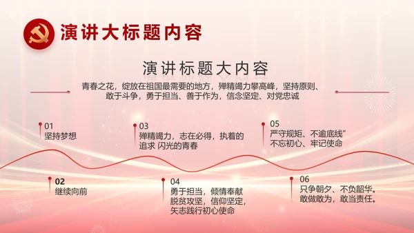 党支部党员大会风采展示动态PPT