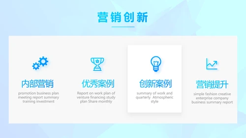 简约公司简介企业宣传工作总结动态PPT模板