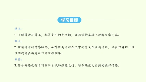 第20课  一滴水经过丽江 统编版语文八年级下册 同步精品课件