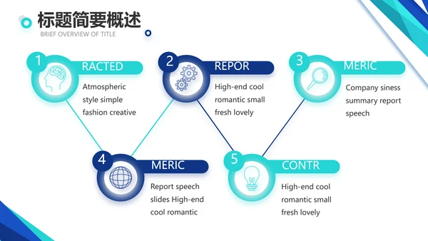 蓝色医疗公司宣传年终工作总结动态PPT模板