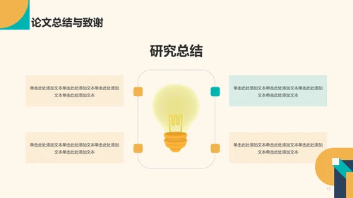 黄绿色简约扁平毕业答辩通用PPT