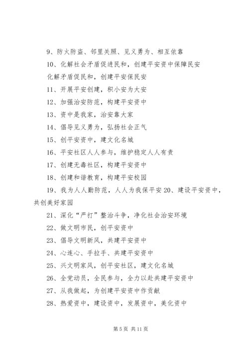交通安全宣传标语2.docx