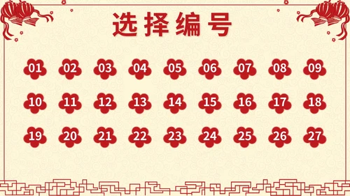 黄色中国风剪纸闹元宵猜灯谜带内容PPT模板