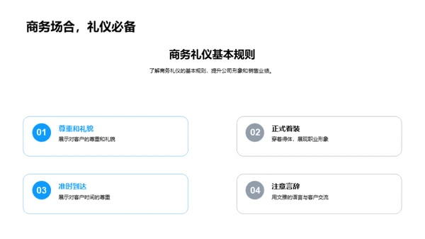 房产销售之商务礼仪