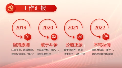 红色大气开学入党誓词动态PPT
