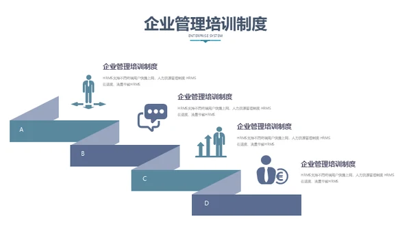 人力资源管理公司制度员工培训通用PPT模板