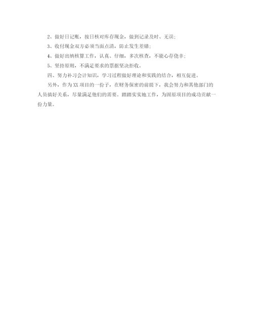 精编之年公司财务出纳的个人工作计划范文.docx