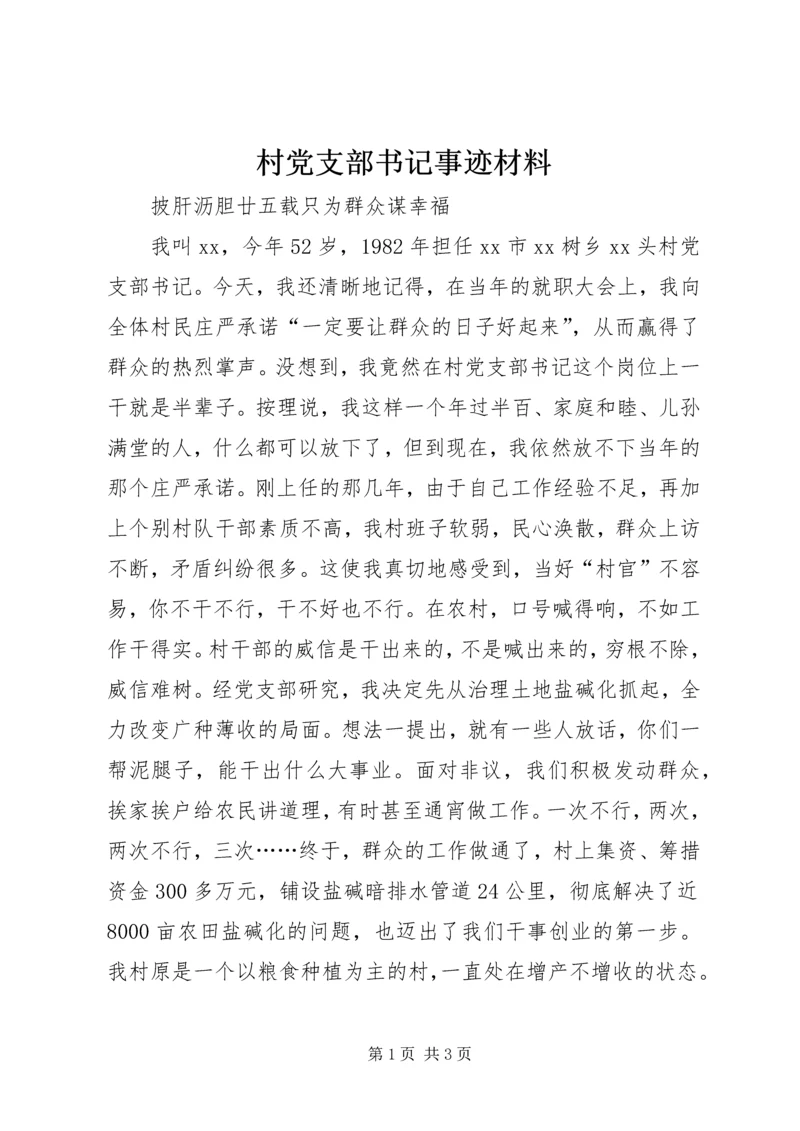 村党支部书记事迹材料 (2).docx