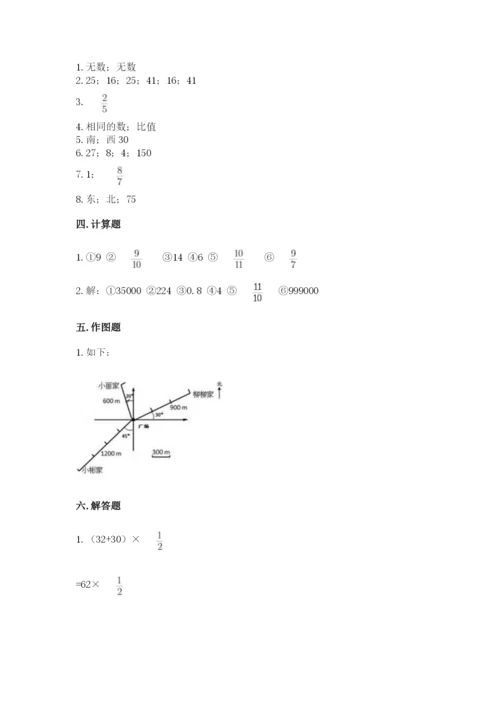 小学数学六年级上册期末卷含答案（考试直接用）.docx