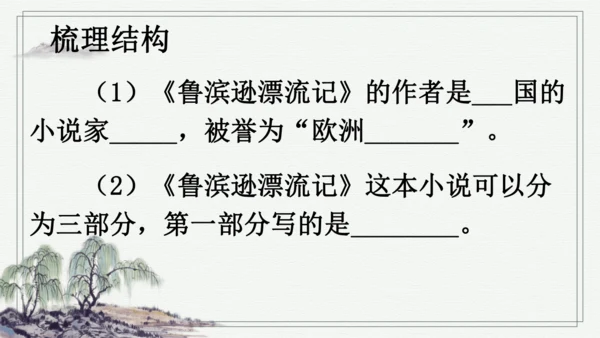 快乐读书吧：漫步世界名著花园 课件
