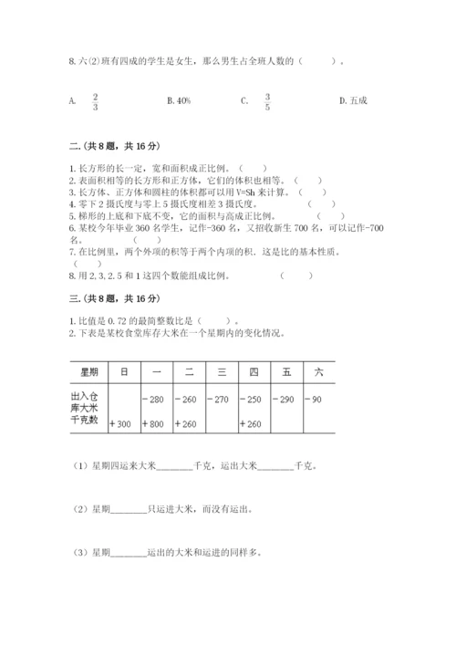 苏教版数学小升初模拟试卷附答案【轻巧夺冠】.docx