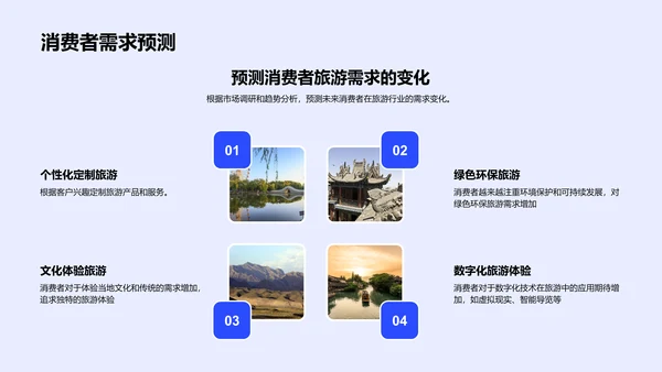旅游行业新态势PPT模板