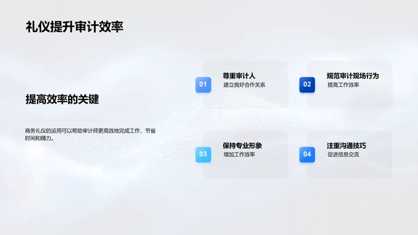 审计实务与礼仪技巧PPT模板