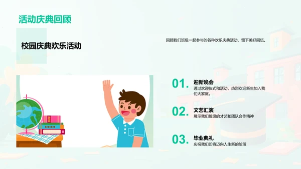 毕业季学校回忆会PPT模板