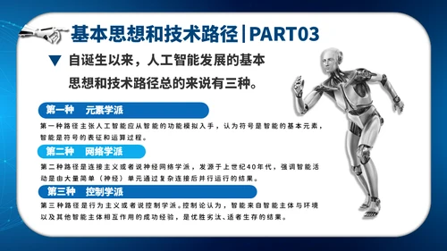 人工智能AI机器人通用PPT模板