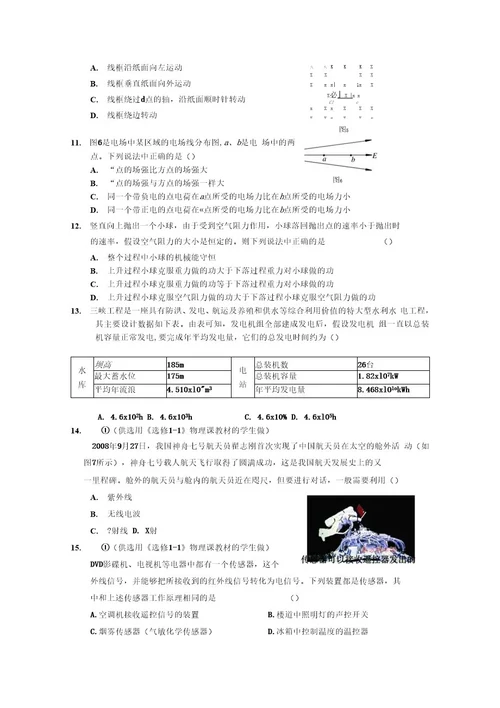 高中物理会考模拟题含答案2